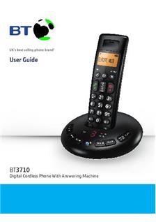 BT 3710 manual. Smartphone Instructions.